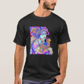 Krishna Yoga Third Eye Isha Hindu Linga T-shirt (Voorkant)