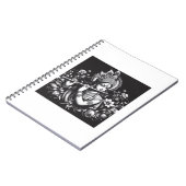 Krishna Zwart en Wit Notitieboek (Linkerzijde)