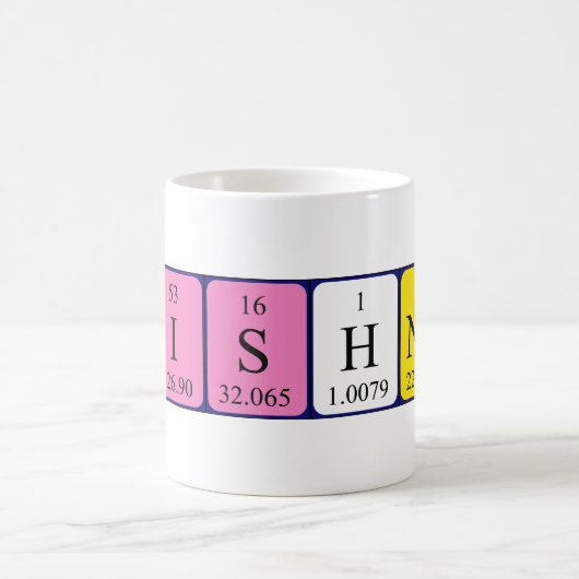 Krishnan periodieke lijstnaam mok (Center)