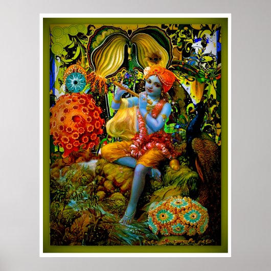 Krishna's Flute Poster (Voorkant)