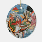 Krishna's strijd met Indra, c.1590 Keramisch Ornament (Links)