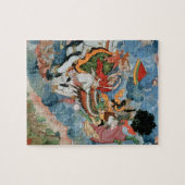 Krishna's strijd met Indra, c.1590 Legpuzzel (Horizontaal)