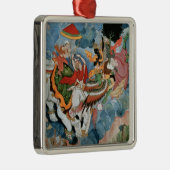 Krishna's strijd met Indra, c.1590 Metalen Ornament (Rechts)