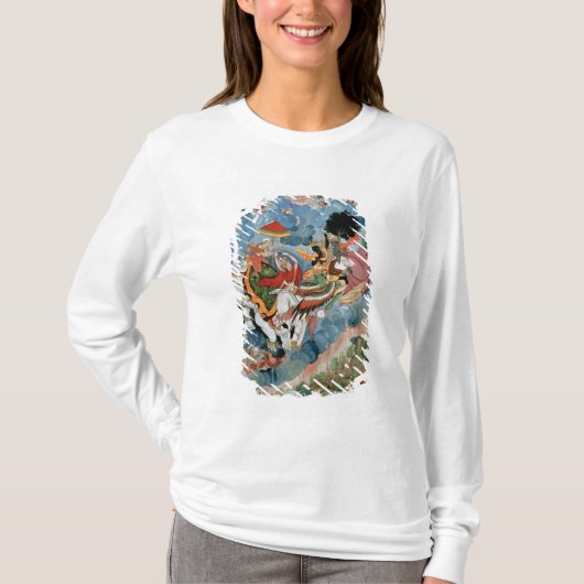 Krishna's strijd met Indra, c.1590 T-shirt (Voorkant)