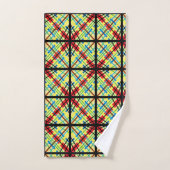 Kriskras regenboog strepen patroon badhanddoeken bad handdoek (Handdoek)