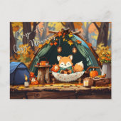 Krislucht Gezellige Herinneringen Herfstbladeren K Briefkaart (Voorkant)