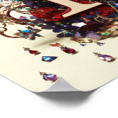 Krispin's Barber Lounge: Aangepaste Logo-stijl Pos Poster (Hoek)