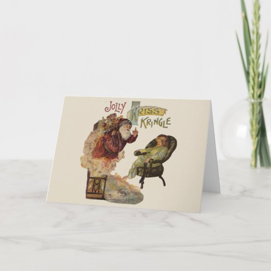 Kriss Kringle Stories of Santa Feestdagen Kaart (Voorkant)
