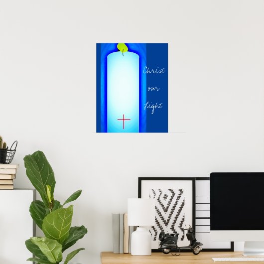 KRIST ONZE LICHT POSTER (Thuiskantoor)