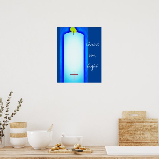 KRIST ONZE LICHT POSTER (Keuken)