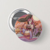 Krista - Halloween Mermaid Button (Voorkant /achterkant)