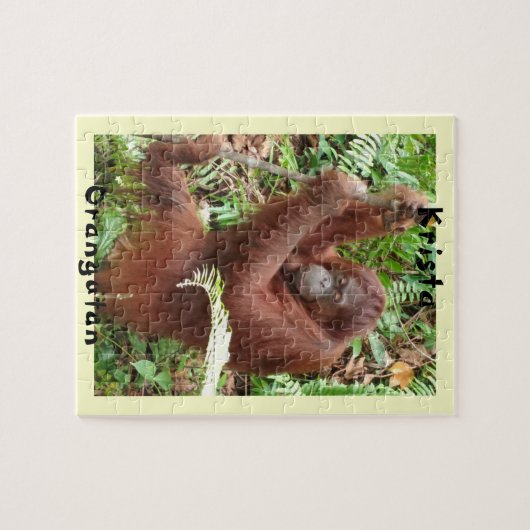Krista Orangutan Borneo Forest Fun Legpuzzel (Horizontaal)