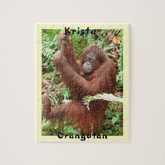 Krista Orangutan Borneo Forest Fun Legpuzzel (Verticaal)