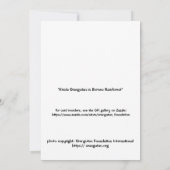 Krista Orangutan in Borneo Rainforest Blank Card Bedankkaart (Achterkant)