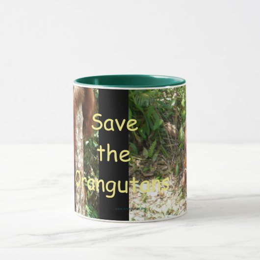 Krista Orangutan redt de orang-oetans Mok (Midden)