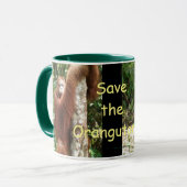 Krista Orangutan redt de orang-oetans Mok (Voorkant links)