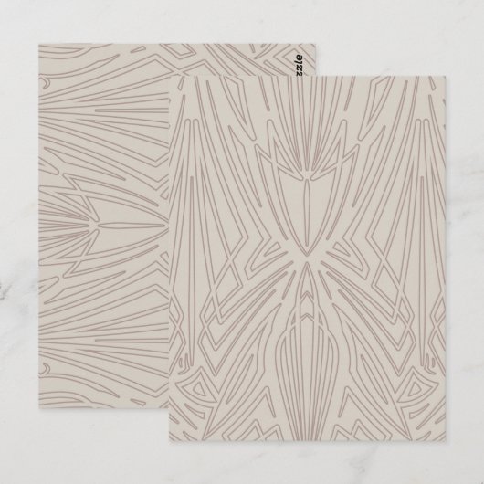 Kristal 1 briefkaart (Voorkant / Achterkant)