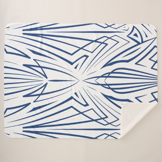 Kristal 3 sherpa deken (Voorkant (horizontaal))