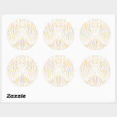 Kristal 7 ronde sticker (Vel)