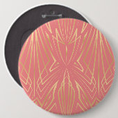 Kristal 9 ronde button 6,0 cm (Voorkant /achterkant)