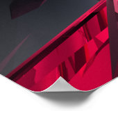 Kristal Abstract Poster (Hoek)