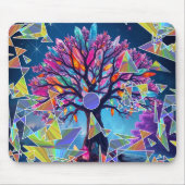 Kristal Abstracte Boom Muismat (Voorkant)