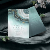 Kristal Agate Wedding Blauwgroen ID825