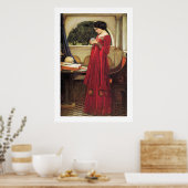 Kristal Ball van John Waterhouse - schilderijen Poster (Keuken)