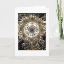 "Kristal" blanco Wenskaart