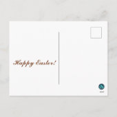 Kristal bloeit en Pasen Hoop Feestdagenkaart (Achterkant)