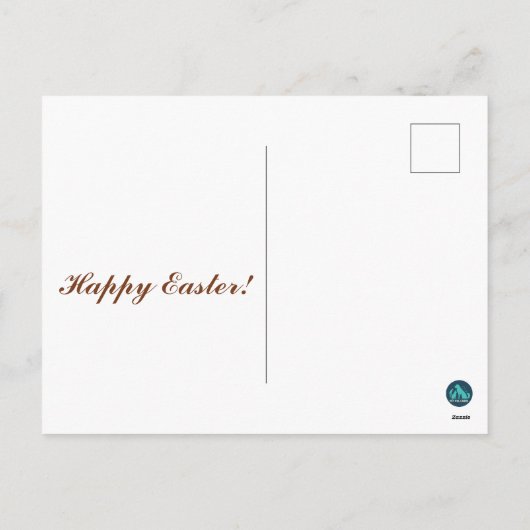 Kristal bloeit en Pasen Hoop Feestdagenkaart (Achterkant)