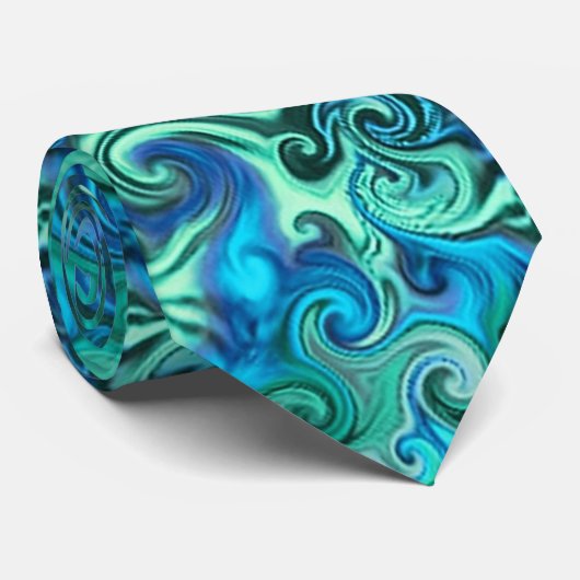 Kristal Blue Persuasion Hypnotic Power Stropdas (Opgerold)