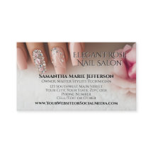 Kristal Blush Moderne Elegante Manicure Nagelsalon