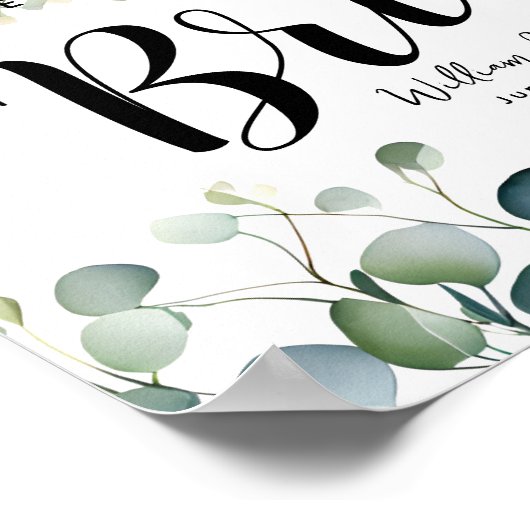 kristal botanisch hier komt de bride vandaan poster (Hoek)