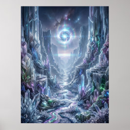 Kristal Canyon Licht Anomaly Poster