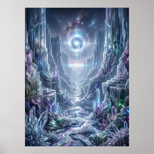 Kristal Canyon Licht Anomaly Poster (Voorkant)