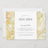 Kristal Champagne Burst Bruiloftsborrel Kaart (Voorkant)