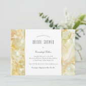 Kristal Champagne Burst Bruiloftsborrel Kaart (Staand voorkant)