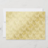 Kristal Champagne Burst Bruiloftsborrel Kaart (Achterkant)