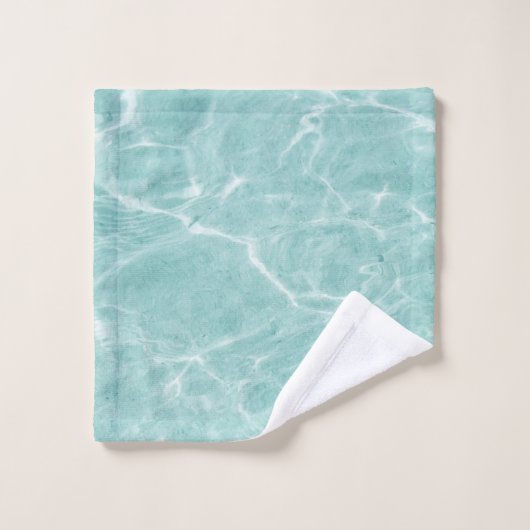 Kristal Clear Soft Turquoise Ocean Dream #2 #wall Bad Handdoek (Wasdoekje)
