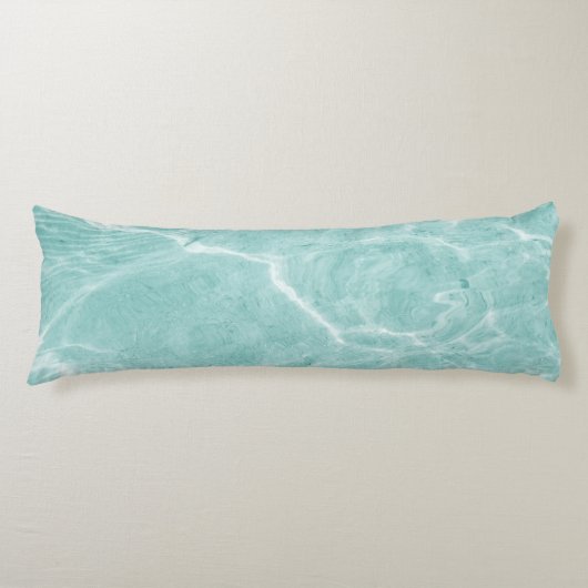Kristal Clear Soft Turquoise Ocean Dream #2 #wall Lichaamskussen (Voorkant)
