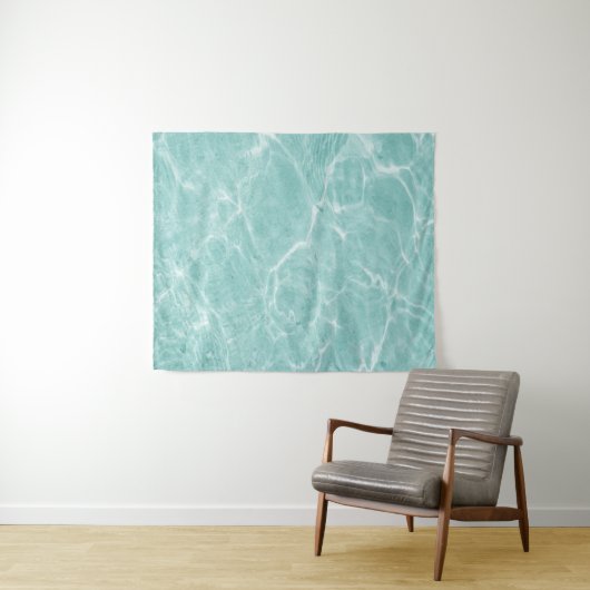 Kristal Clear Soft Turquoise Ocean Dream #2 #wall Wandkleed (In Situ (horizontaal))