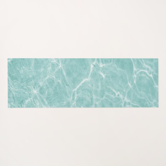 Kristal Clear Soft Turquoise Ocean Dream #2 #wall Yogamat (Achterkant (horizontaal))