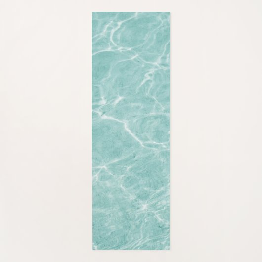 Kristal Clear Soft Turquoise Ocean Dream #2 #wall Yogamat (Voorkant)