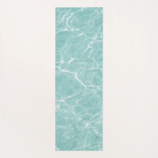 Kristal Clear Soft Turquoise Ocean Dream #2 #wall Yogamat (Achterkant)
