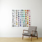 Kristal Collectie RegenboogRocks Square Tapestry Wandkleed (In Situ (horizontaal))