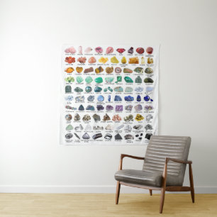 Kristal Collectie RegenboogRocks Square Tapestry Wandkleed