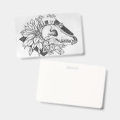 Kristal Coyote  Badge (Voor- en achterkant)