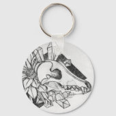 Kristal Coyote Sleutelhanger (Voorkant)