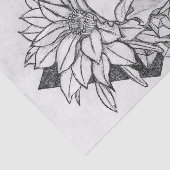 Kristal Coyote  Tissuepapier (Detail)